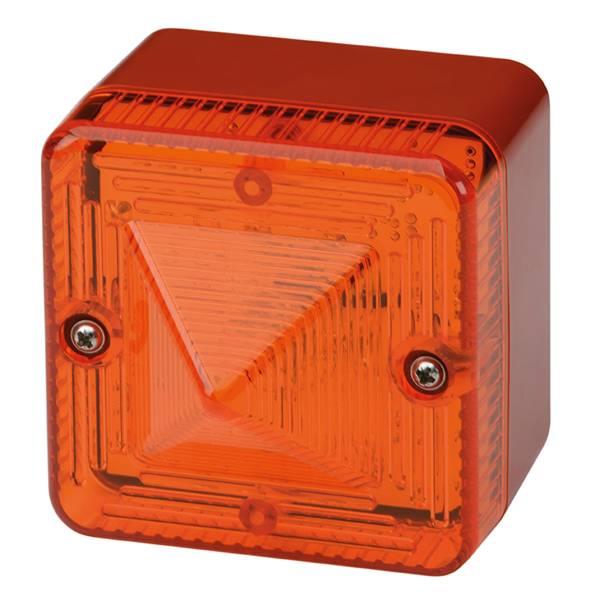 L101TEL230.2 E2S L101FLASHTELR/A XenonStrobe L101-FLASHTEL [ r] 2:AMBER 5J 1Hz IP66 Power o/teleline (wo/Lugs)